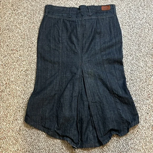 Levi’s - Denim Fishtailed Skirt - High/Low hemline - SZ10 - Picture 5 of 6